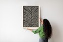 Plakat Minimalistyczna Grafika Liścia