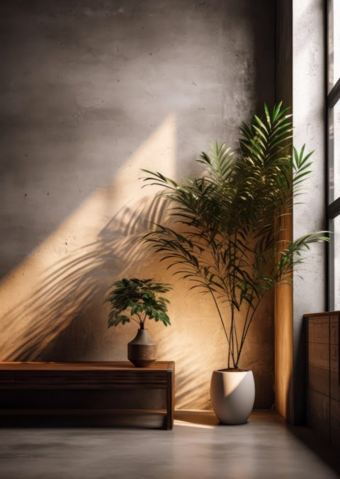 Plakat Palmy W Lofcie