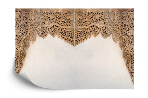 Fototapeta Drewniane Dalekowschodnie Ornamenty