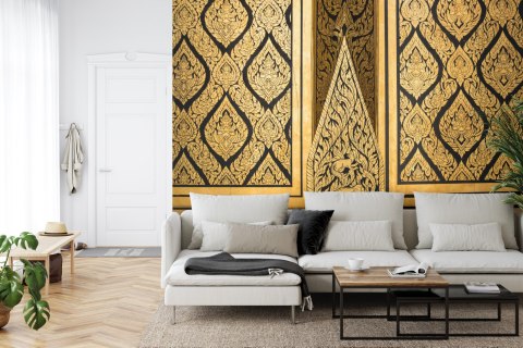 Fototapeta Drzwi Tajlandzkiej Świątyni