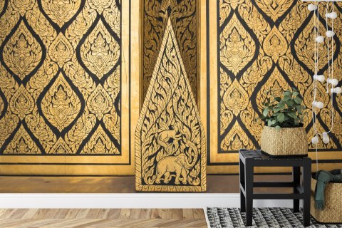 Fototapeta Drzwi Tajlandzkiej Świątyni