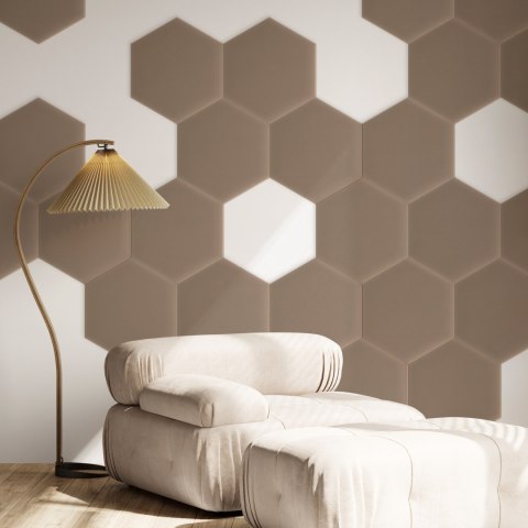 Panel Tapicerowany Magic Velvet Beżowy