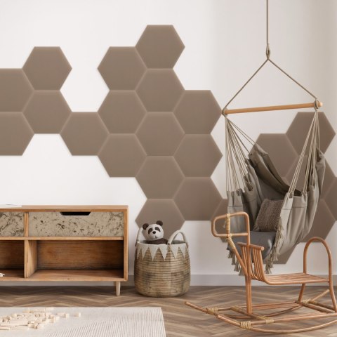 Panel Tapicerowany Magic Velvet Beżowy