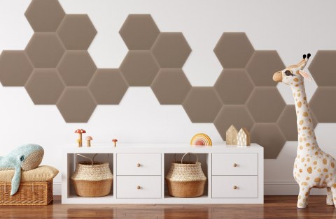 Panel Tapicerowany Magic Velvet Beżowy