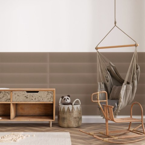 Panel Tapicerowany Magic Velvet Beżowy