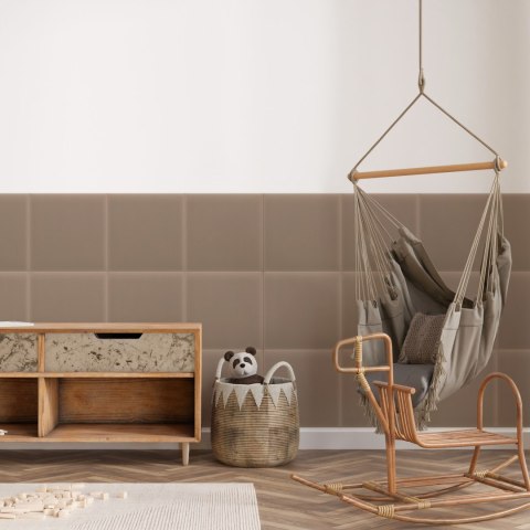 Panel Tapicerowany Magic Velvet Beżowy