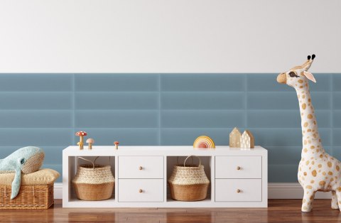 Panel Tapicerowany Magic Velvet Błękitny