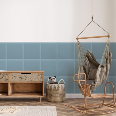 Panel Tapicerowany Magic Velvet Błękitny