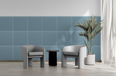 Panel Tapicerowany Magic Velvet Błękitny