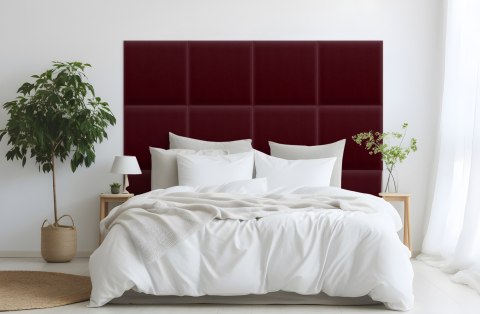 Panel Tapicerowany Magic Velvet Bordowy