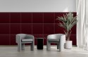 Panel Tapicerowany Magic Velvet Bordowy