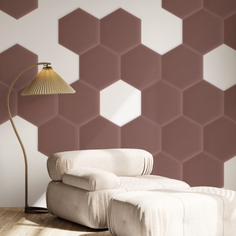 Panel Tapicerowany Magic Velvet Brudny Róż