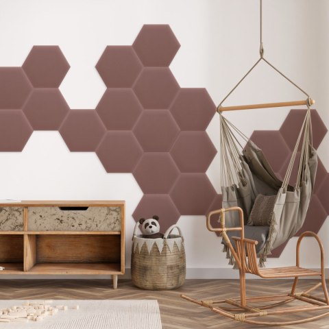 Panel Tapicerowany Magic Velvet Brudny Róż