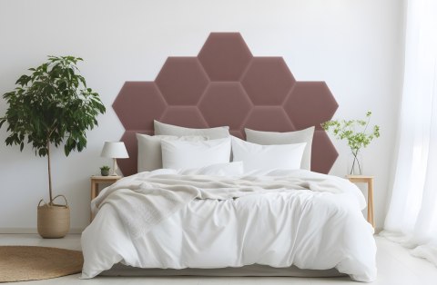 Panel Tapicerowany Magic Velvet Brudny Róż