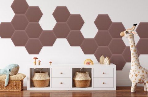 Panel Tapicerowany Magic Velvet Brudny Róż