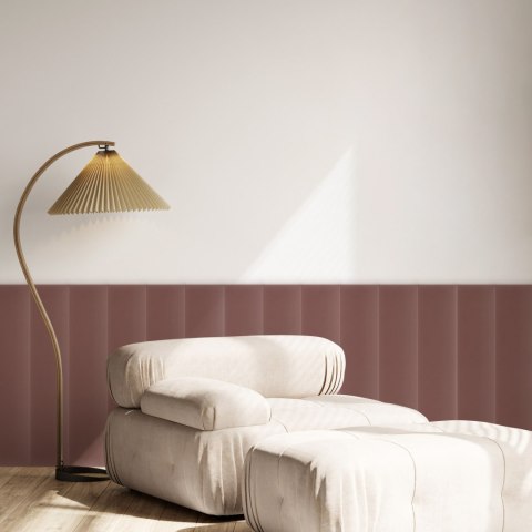 Panel Tapicerowany Magic Velvet Brudny Róż