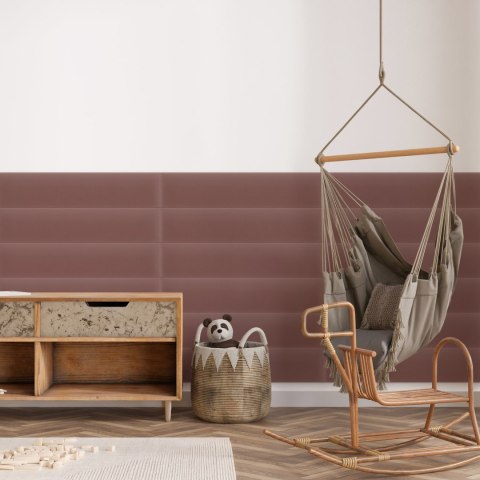 Panel Tapicerowany Magic Velvet Brudny Róż