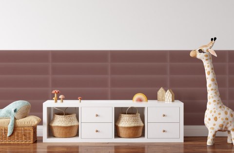 Panel Tapicerowany Magic Velvet Brudny Róż