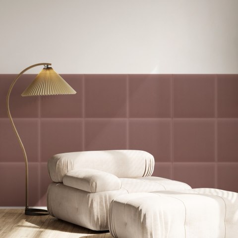 Panel Tapicerowany Magic Velvet Brudny Róż