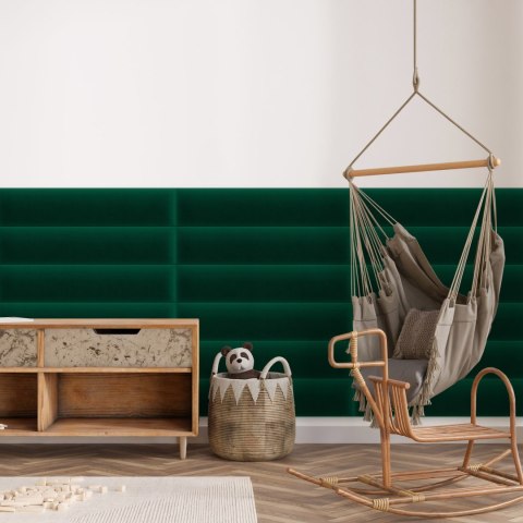 Panel Tapicerowany Magic Velvet Butelkowa Zieleń