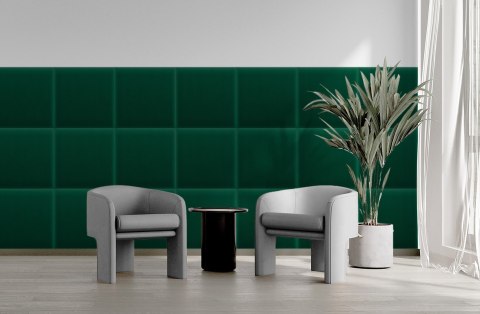 Panel Tapicerowany Magic Velvet Butelkowa Zieleń