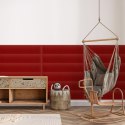 Panel Tapicerowany Magic Velvet Czerwony
