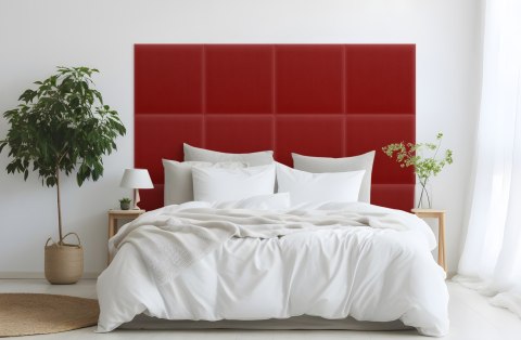 Panel Tapicerowany Magic Velvet Czerwony