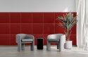 Panel Tapicerowany Magic Velvet Czerwony
