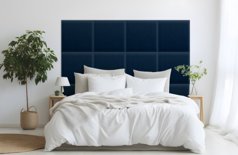 Panel Tapicerowany Magic Velvet Granatowy