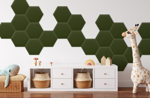 Panel Tapicerowany Magic Velvet Khaki