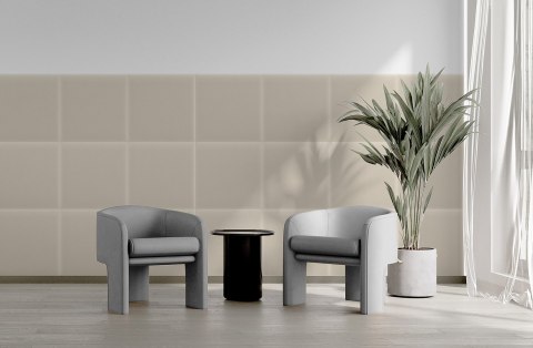 Panel Tapicerowany Magic Velvet Kremowy