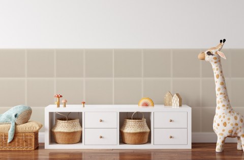 Panel Tapicerowany Magic Velvet Kremowy