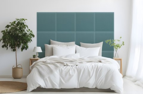 Panel Tapicerowany Magic Velvet Lazurowy