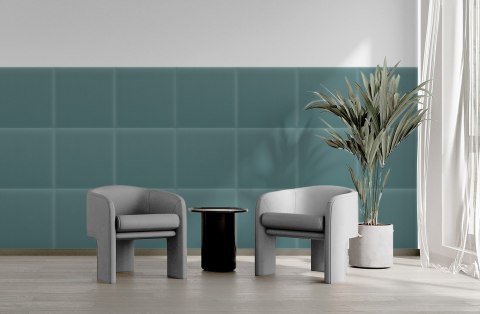 Panel Tapicerowany Magic Velvet Lazurowy