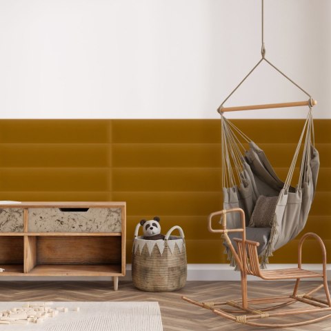 Panel Tapicerowany Magic Velvet Miodowy