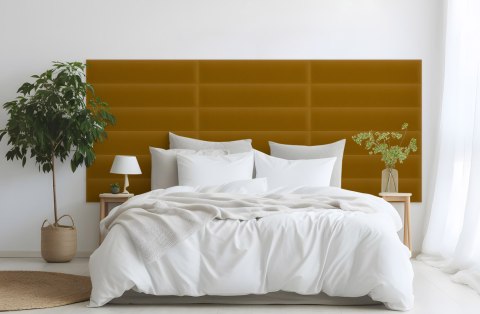 Panel Tapicerowany Magic Velvet Miodowy