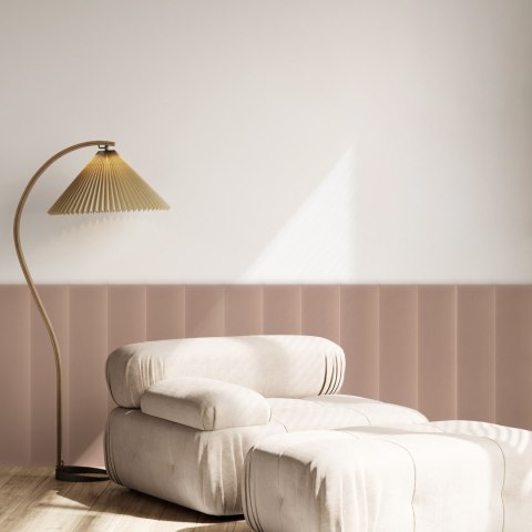 Panel Tapicerowany Magic Velvet Pudrowy Róż