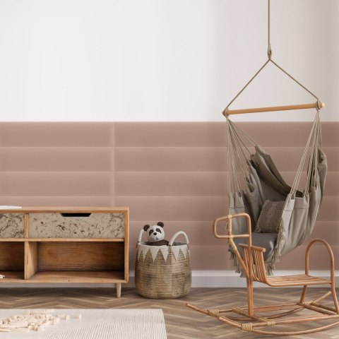 Panel Tapicerowany Magic Velvet Pudrowy Róż