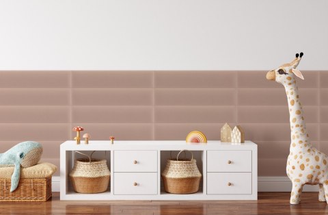 Panel Tapicerowany Magic Velvet Pudrowy Róż