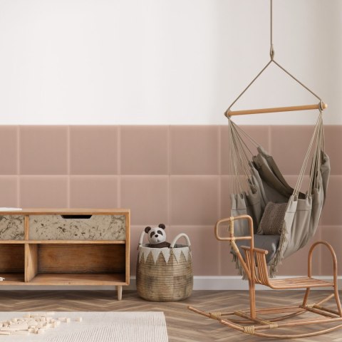 Panel Tapicerowany Magic Velvet Pudrowy Róż