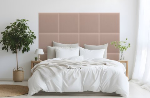 Panel Tapicerowany Magic Velvet Pudrowy Róż