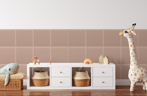 Panel Tapicerowany Magic Velvet Pudrowy Róż