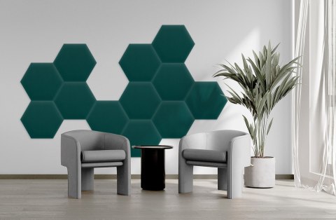 Panel Tapicerowany Magic Velvet Turkusowy