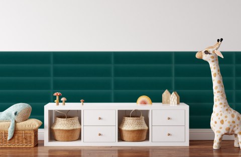 Panel Tapicerowany Magic Velvet Turkusowy