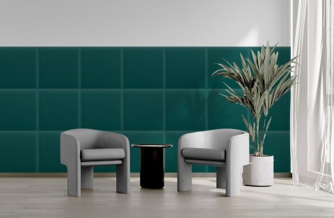 Panel Tapicerowany Magic Velvet Turkusowy