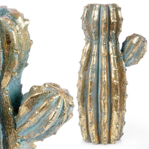 Wazon na Kwiaty Złoty Kaktus Ozdobny Dekoracyjny VILDE 41,5 cm