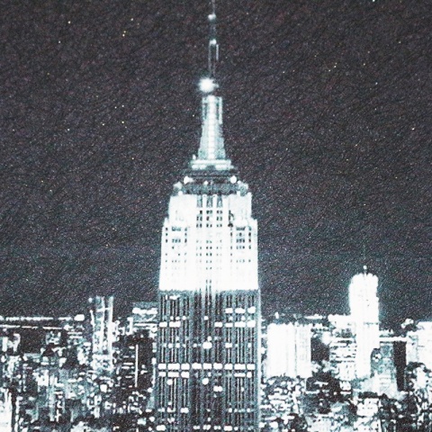 Nowy Jork nocą ujęcie z bliska