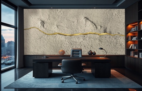 Fototapeta Premium: Ciemny Beton Antracytowy – Loftowa Tekstura Tynku