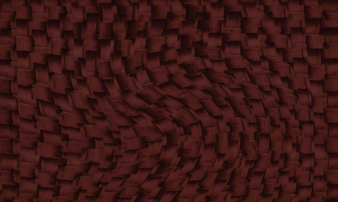 Fototapeta 3D Burgundowa Plecionka Koszykowa - Nowoczesna Tapeta Tekstura Materiału do Salonu i Sypialni