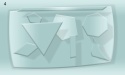 Fototapeta 3D geometryczny mural beżowy abstract – pokój dziecka i nowoczesny salon (Wymiary i kolory na zamówienie spoza listy)